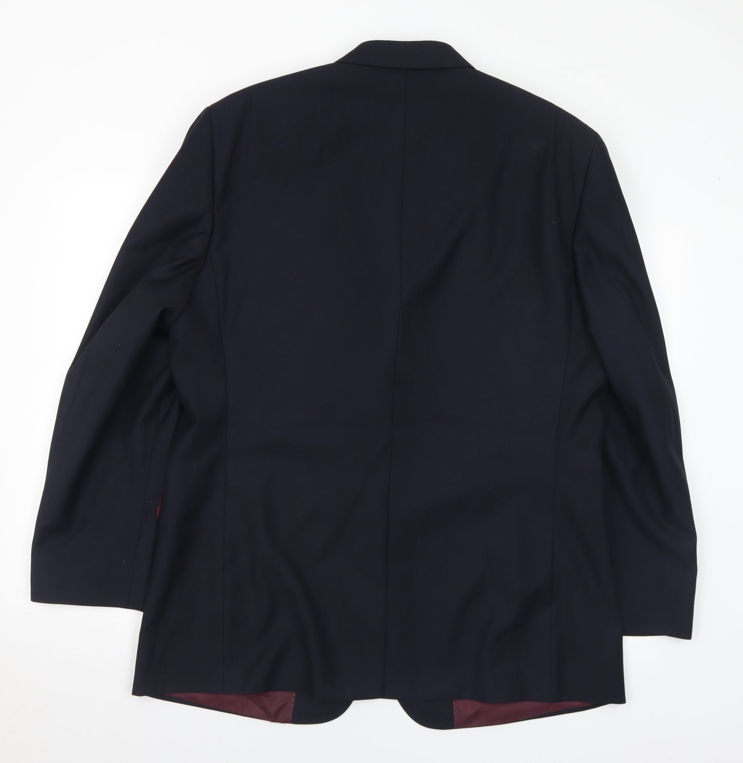 Lee Greenwood Mens Black Polyester Jacket Suit Jacket Size 44