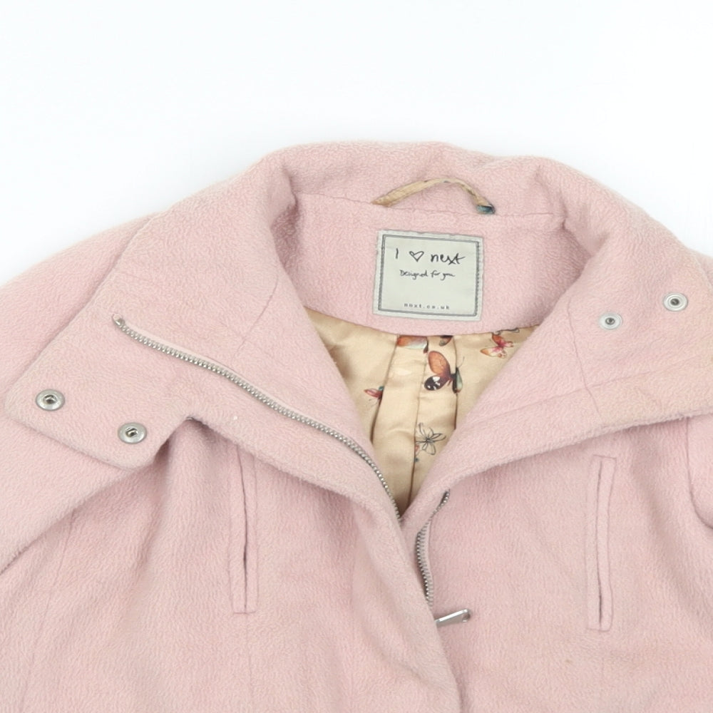 NEXT Girls Pink Parka Coat Size 3 Years