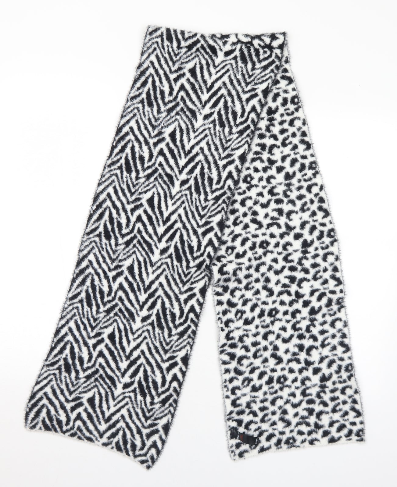 George Womens Beige Animal Print Polyamide Scarf