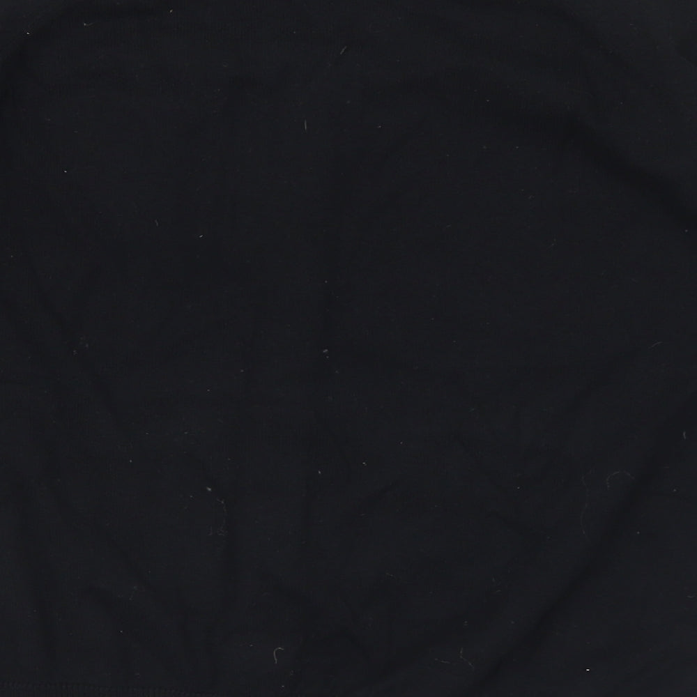 Dorothy Perkins Womens Black Round Neck Cotton Cardigan Jumper Size 14