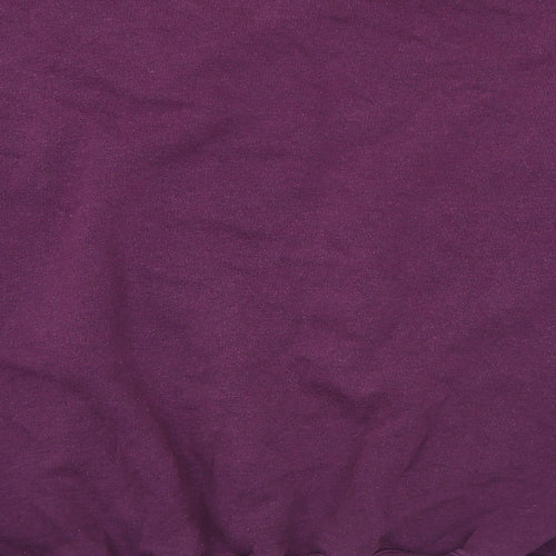 Damart Womens Purple Polyester Pullover Sweatshirt Size XL