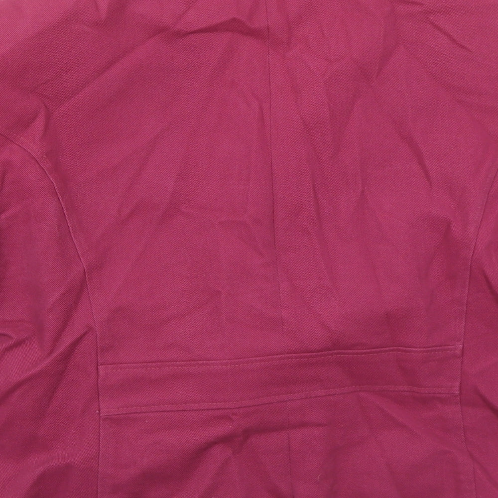Klass Womens Purple Jacket Coat Size 20