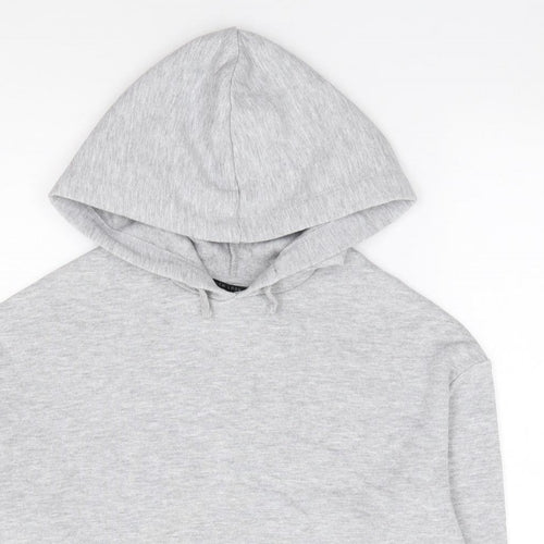 New Look Girls Grey Polyester Pullover Hoodie Size 12-13 Years Pullover