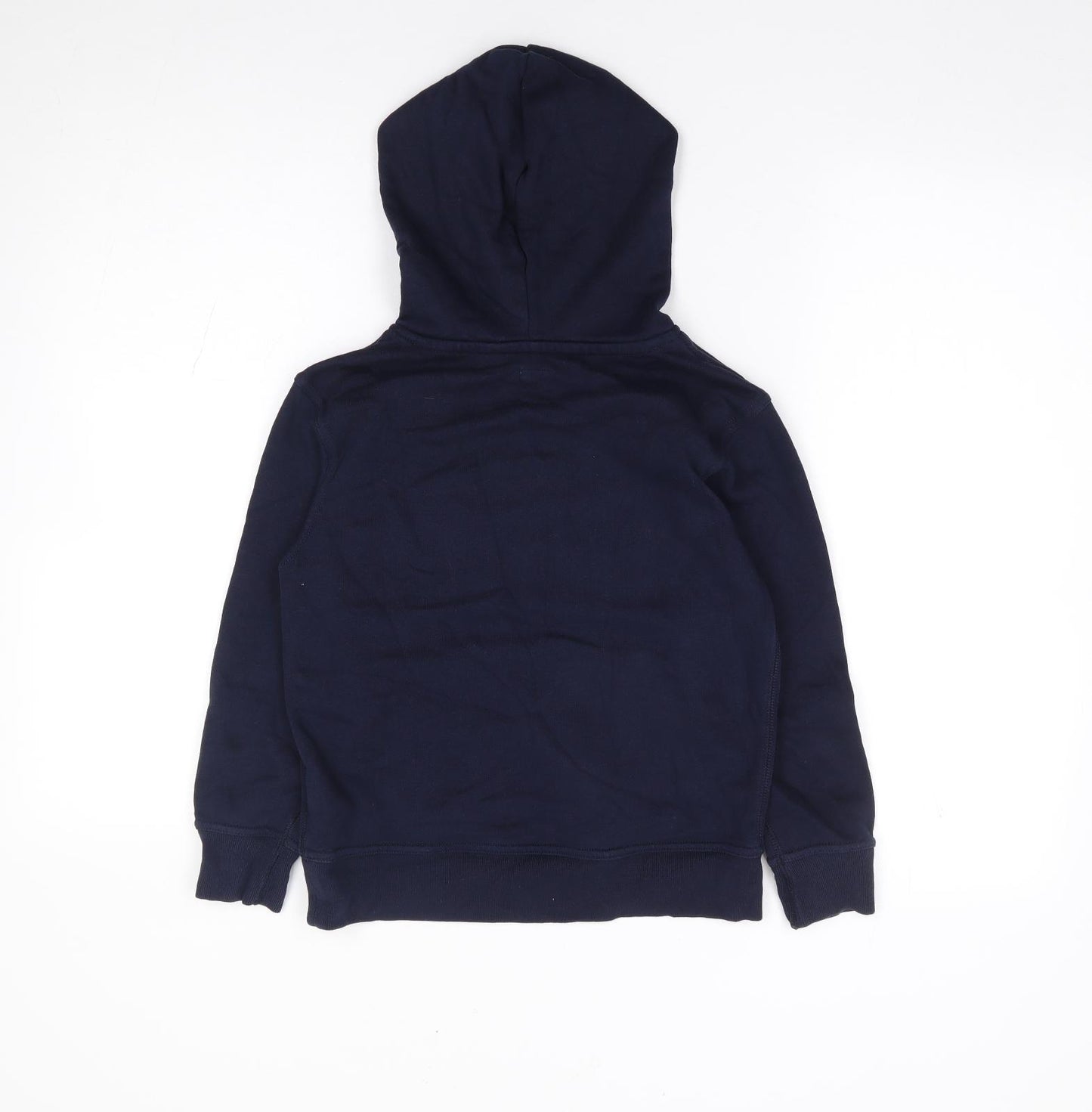 Gap Boys Blue Cotton Pullover Hoodie Size 6-7 Years Pullover