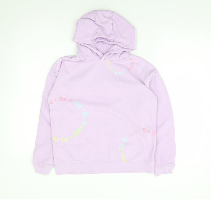 Primark Girls Purple Polyester Pullover Hoodie Size 11-12 Years Pullover - Be Kind
