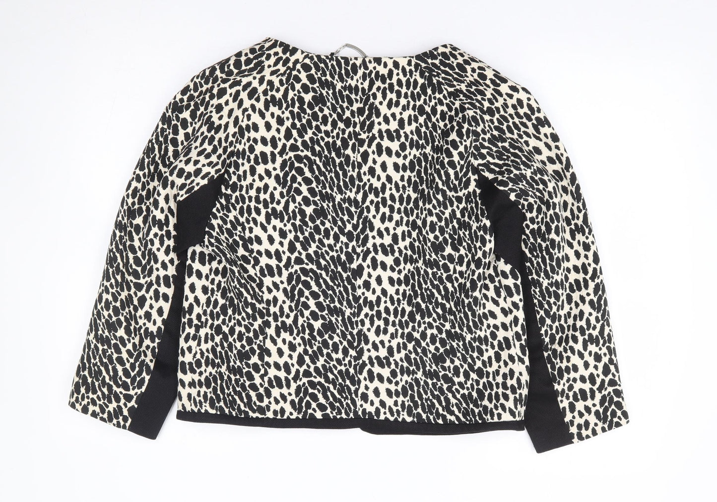 Mint Velvet Womens Ivory Geometric Jacket Size 14