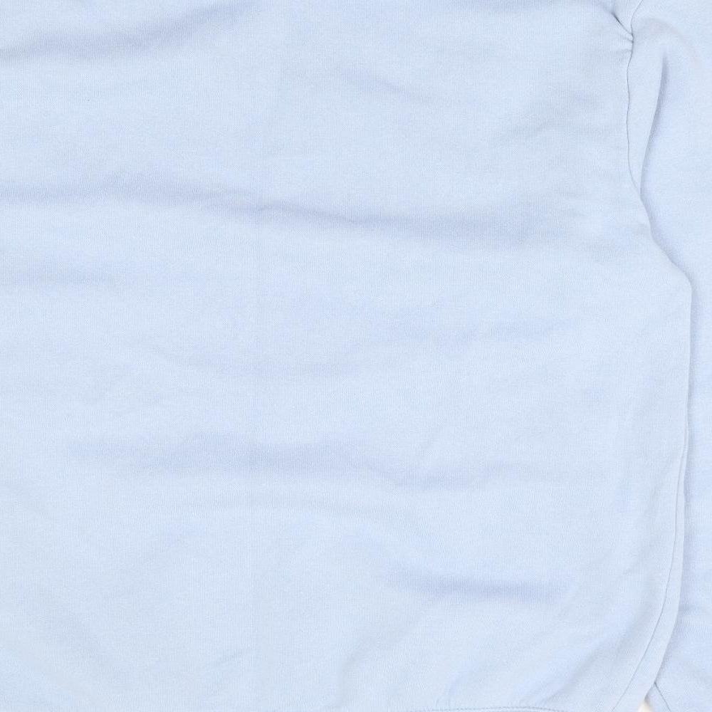 H&M Womens Blue Cotton Pullover Sweatshirt Size M Pullover