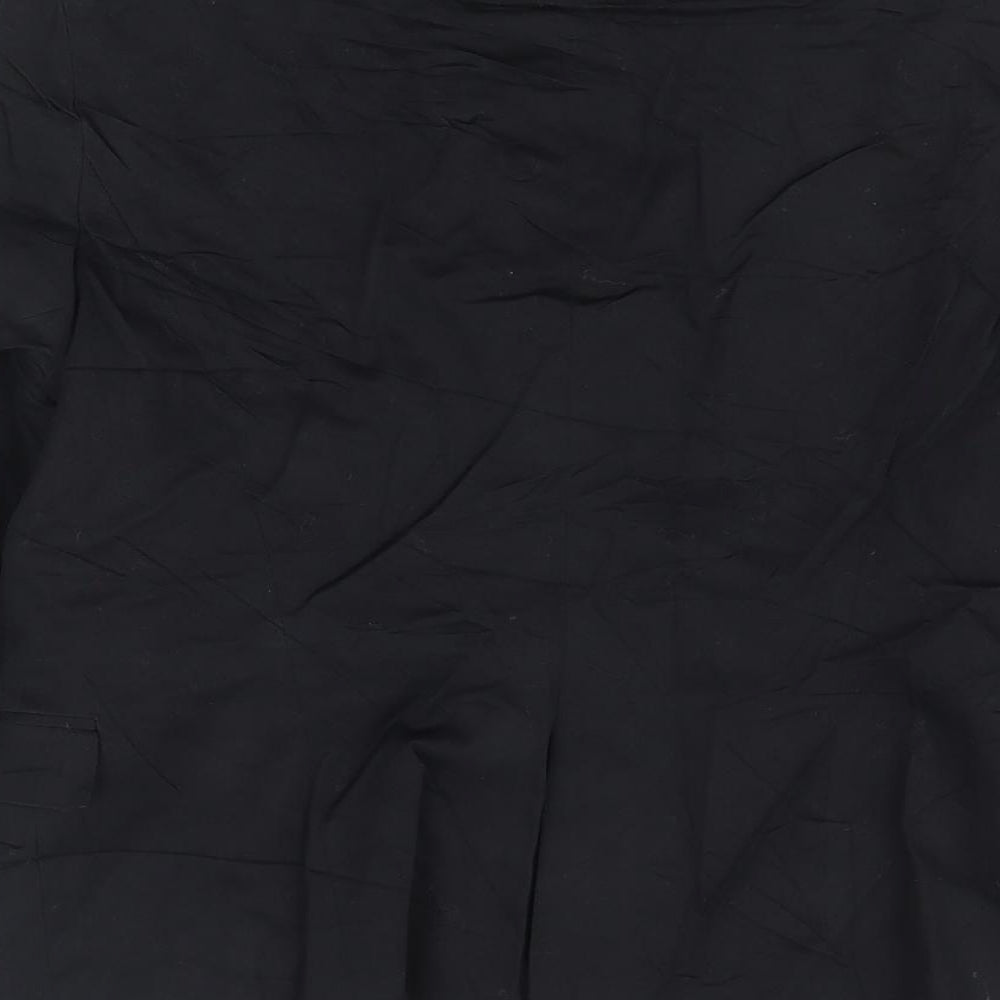 Zara Womens Black Cotton Jacket Suit Jacket Size L