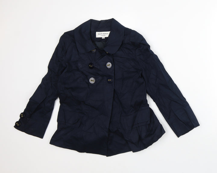 Helene Berman Womens Blue Jacket Size XS