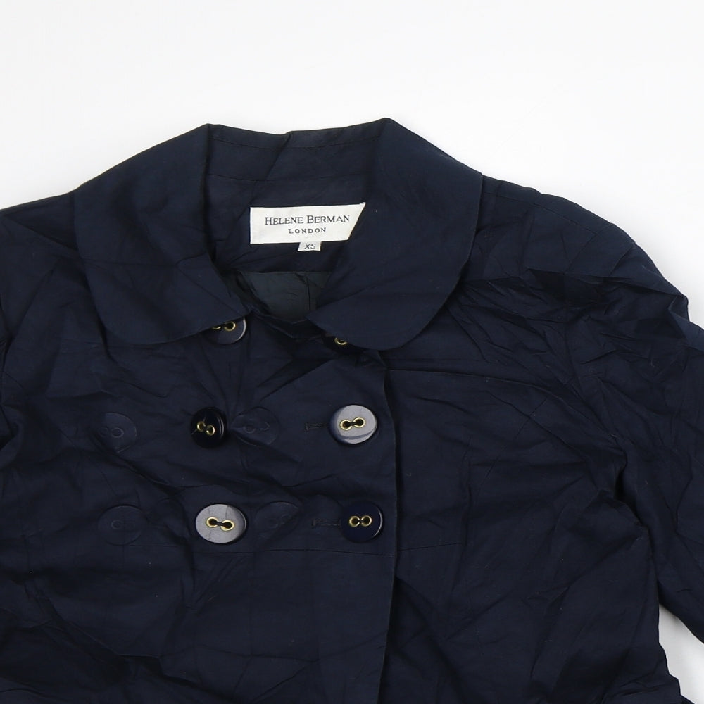 Helene Berman Womens Blue Jacket Size XS