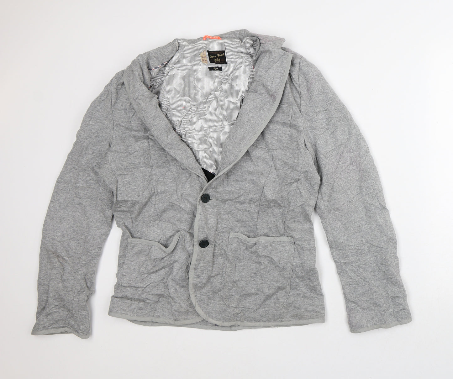 River Island Womens Grey Jacket Blazer Size L