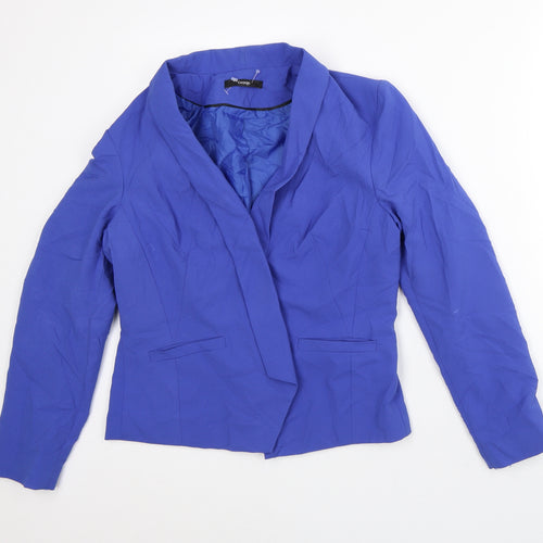 George Womens Purple Jacket Blazer Size 12