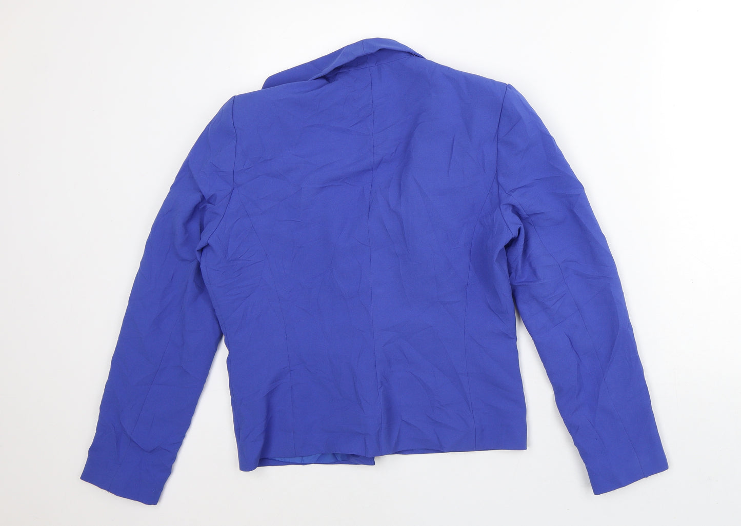 George Womens Purple Jacket Blazer Size 12