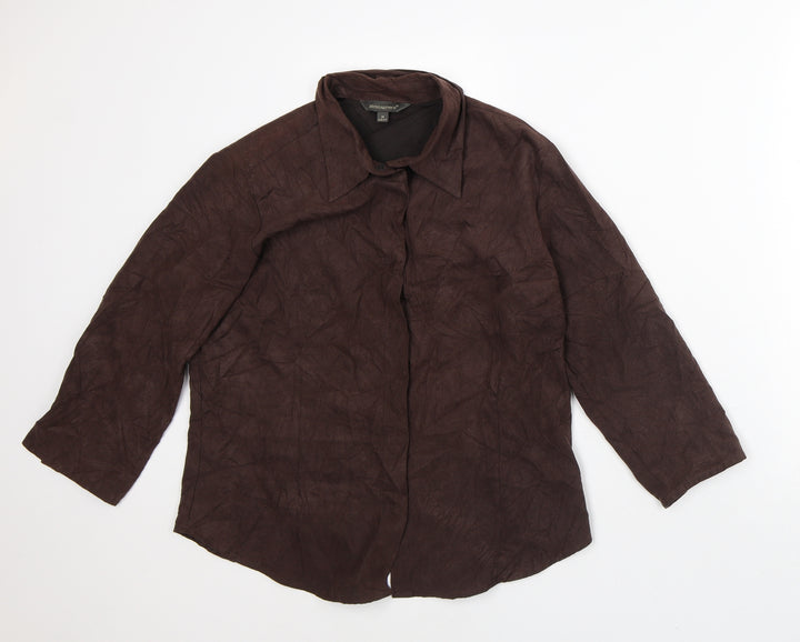 Atmosphere Womens Brown Jacket Size 16