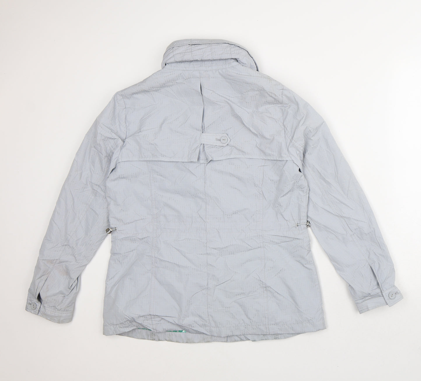 Per Una Womens Grey Rain Coat Coat Size 12