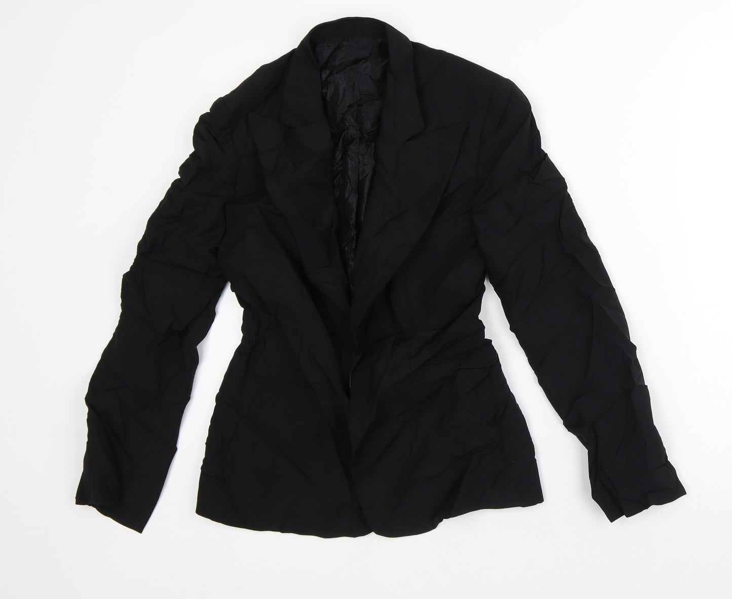 Preworn Womens Black Jacket Blazer Size S