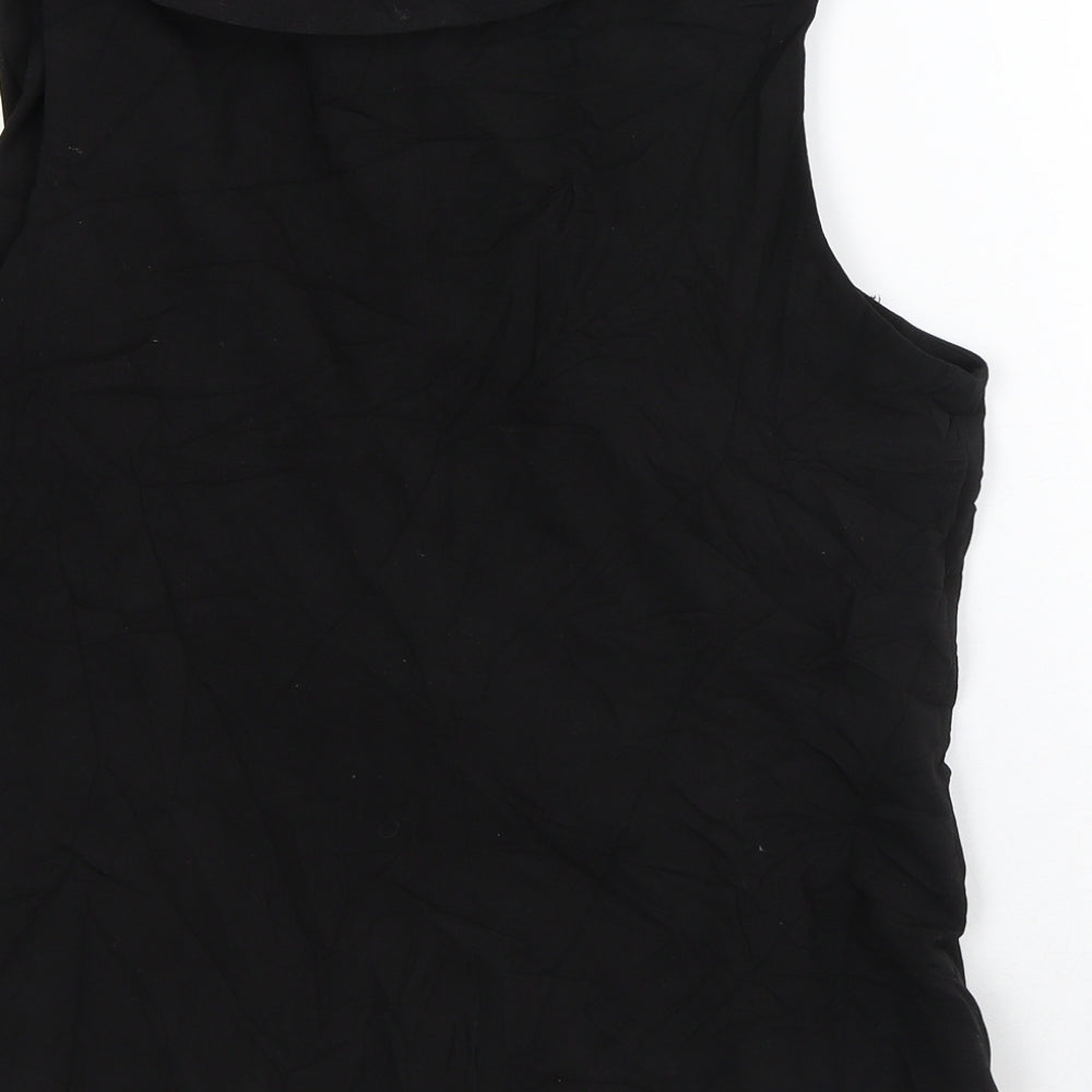 Bonmarché Womens Black Animal Print Jacket Blazer Size 14