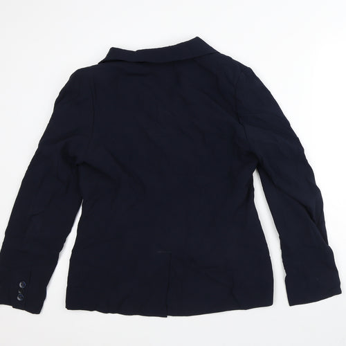 National Womens Black Jacket Blazer Size 12