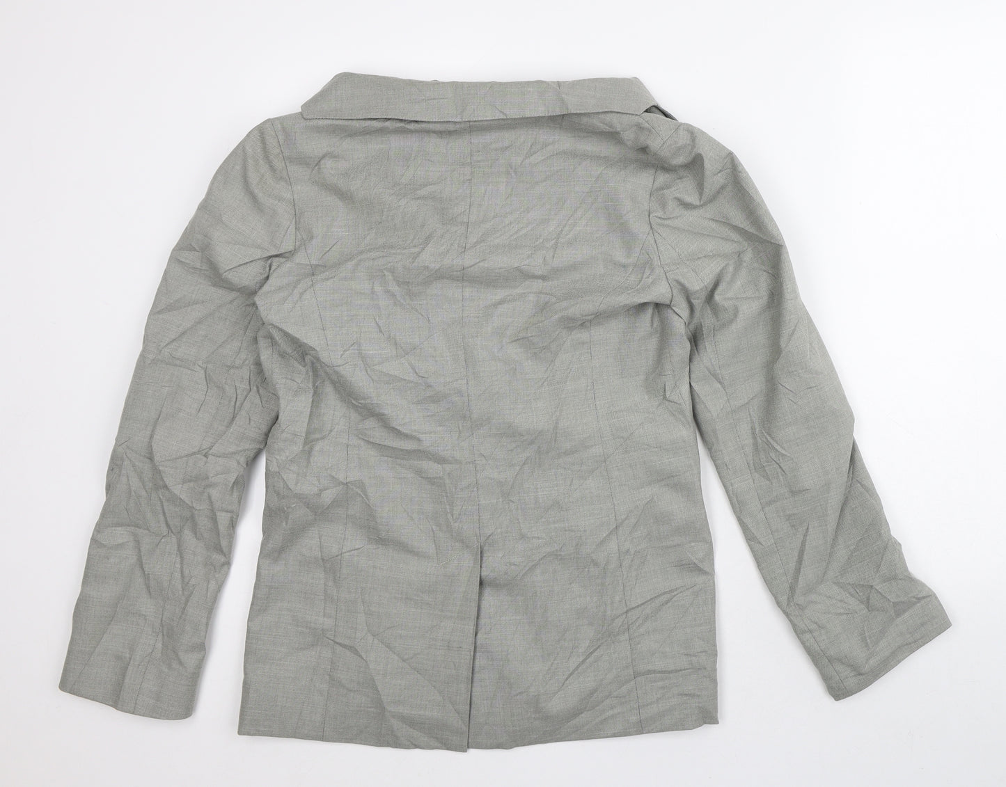 Atmosphere Womens Grey Geometric Jacket Blazer Size 12