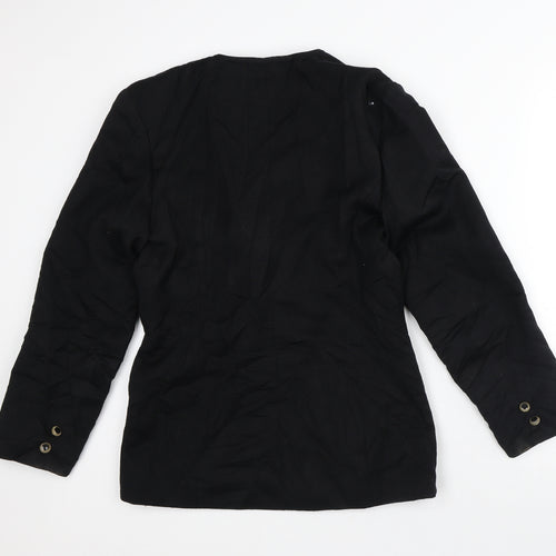 House of Fraser Womens Black Jacket Blazer Size 10