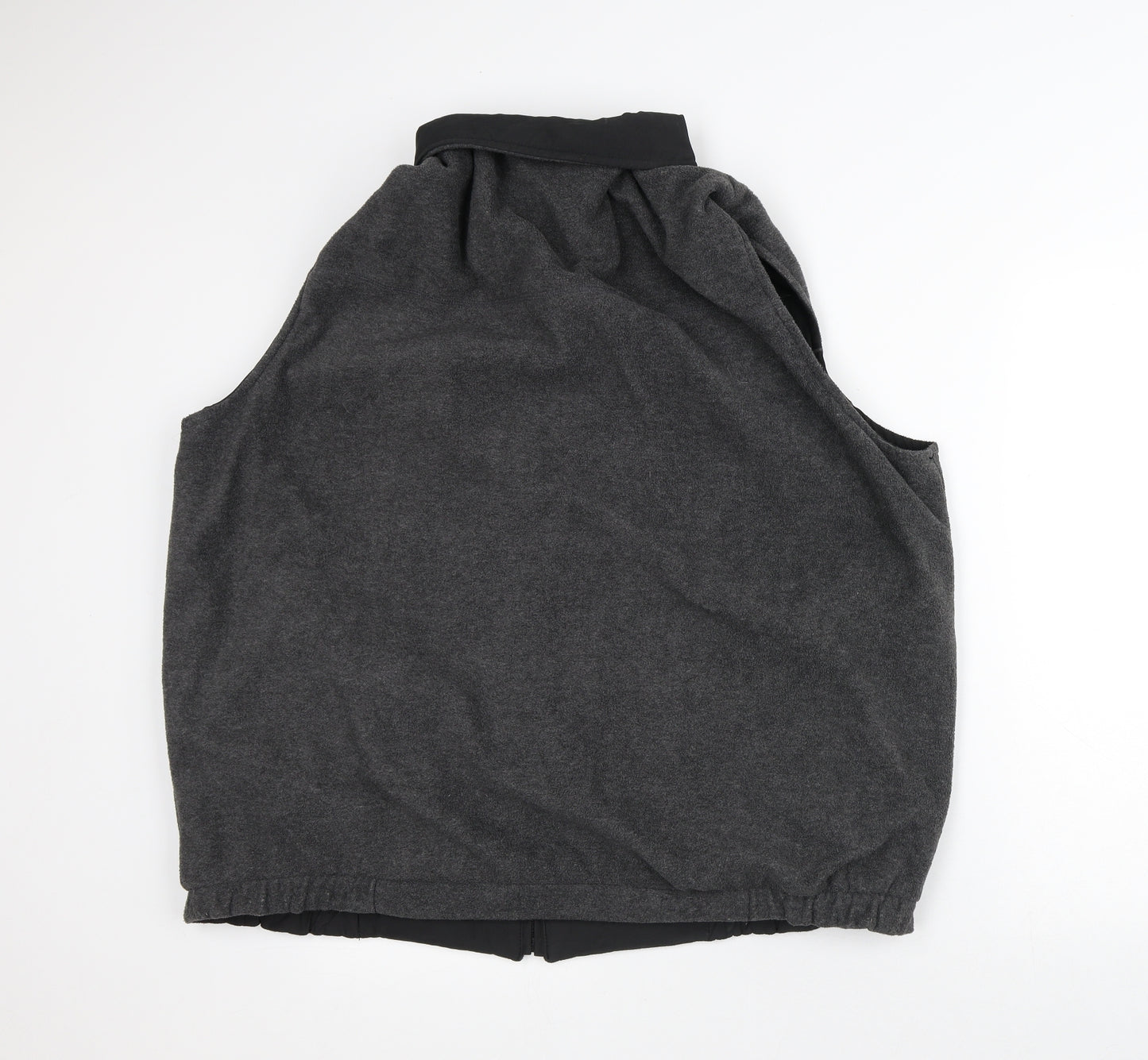 Maine Mens Grey Jacket Size L - Sleeveless