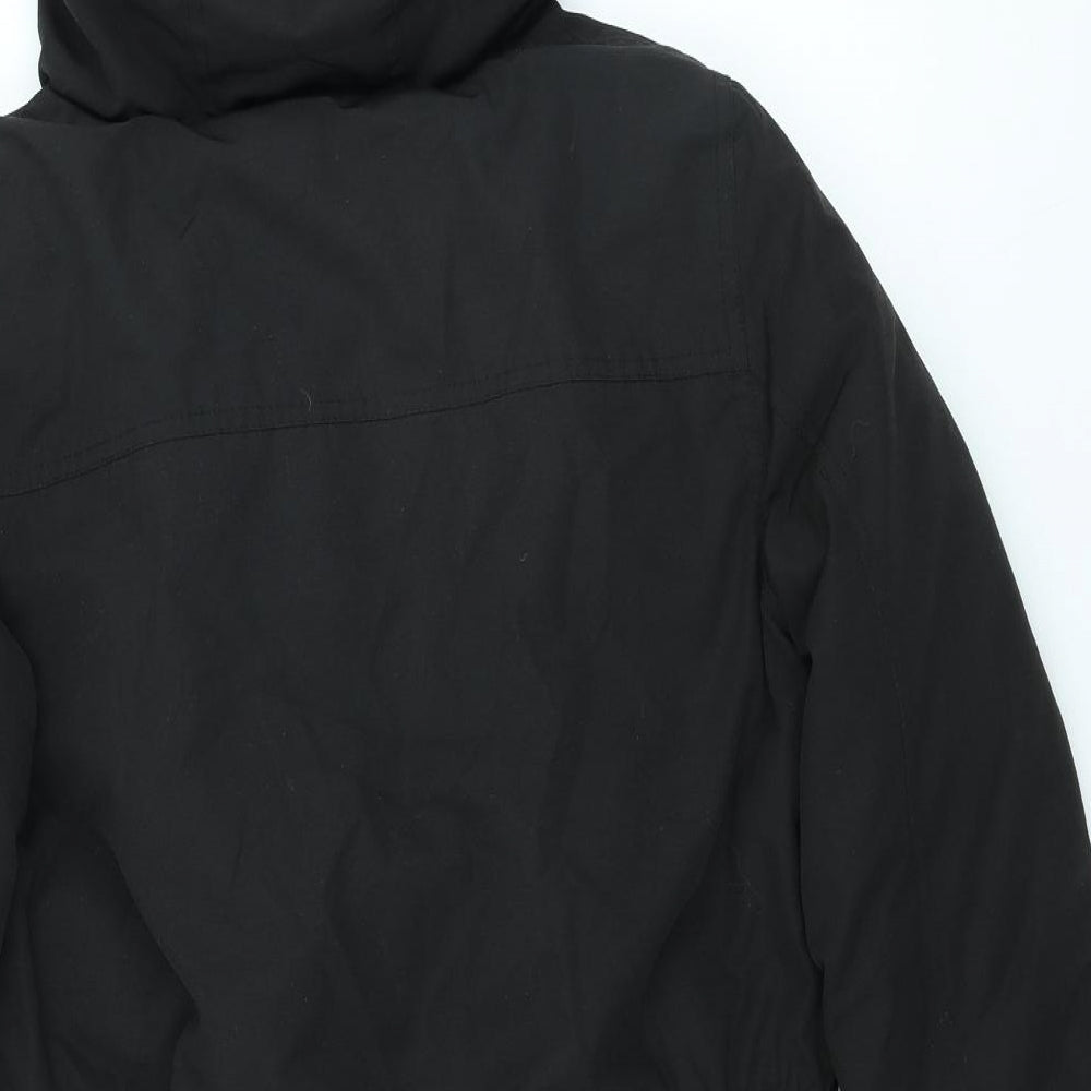 Firetrap Womens Black Parka Coat Size 8