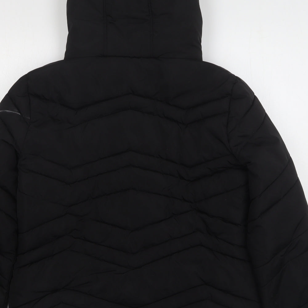 Primark Womens Black Puffer Jacket Jacket Size 12