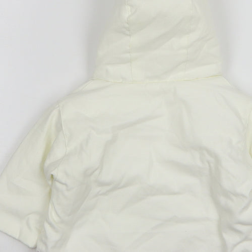 Mothercare Girls White Jacket Size 0-3 Months