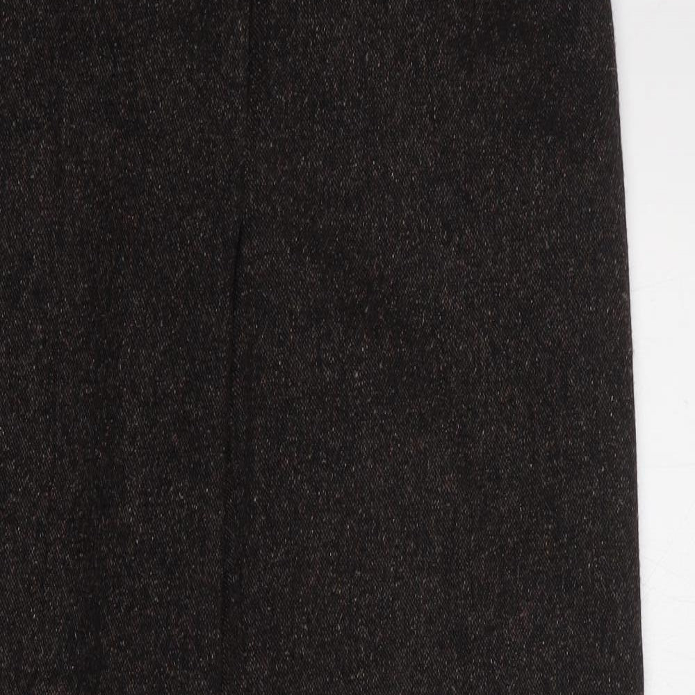Country Casuals Womens Brown Silk Trousers Size 12 L32 in Regular