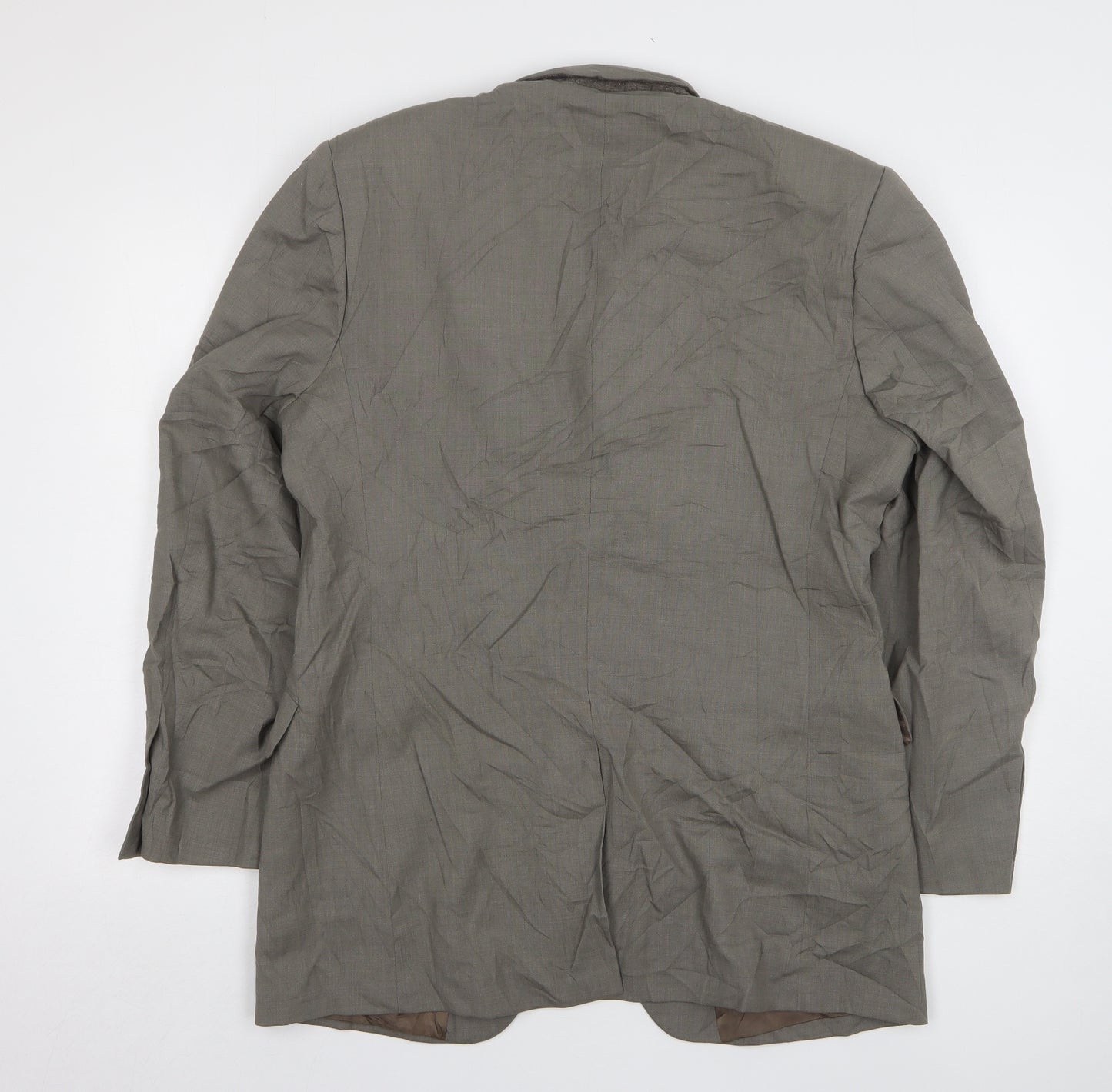 Karl Jackson Mens Grey Wool Jacket Suit Jacket Size 40
