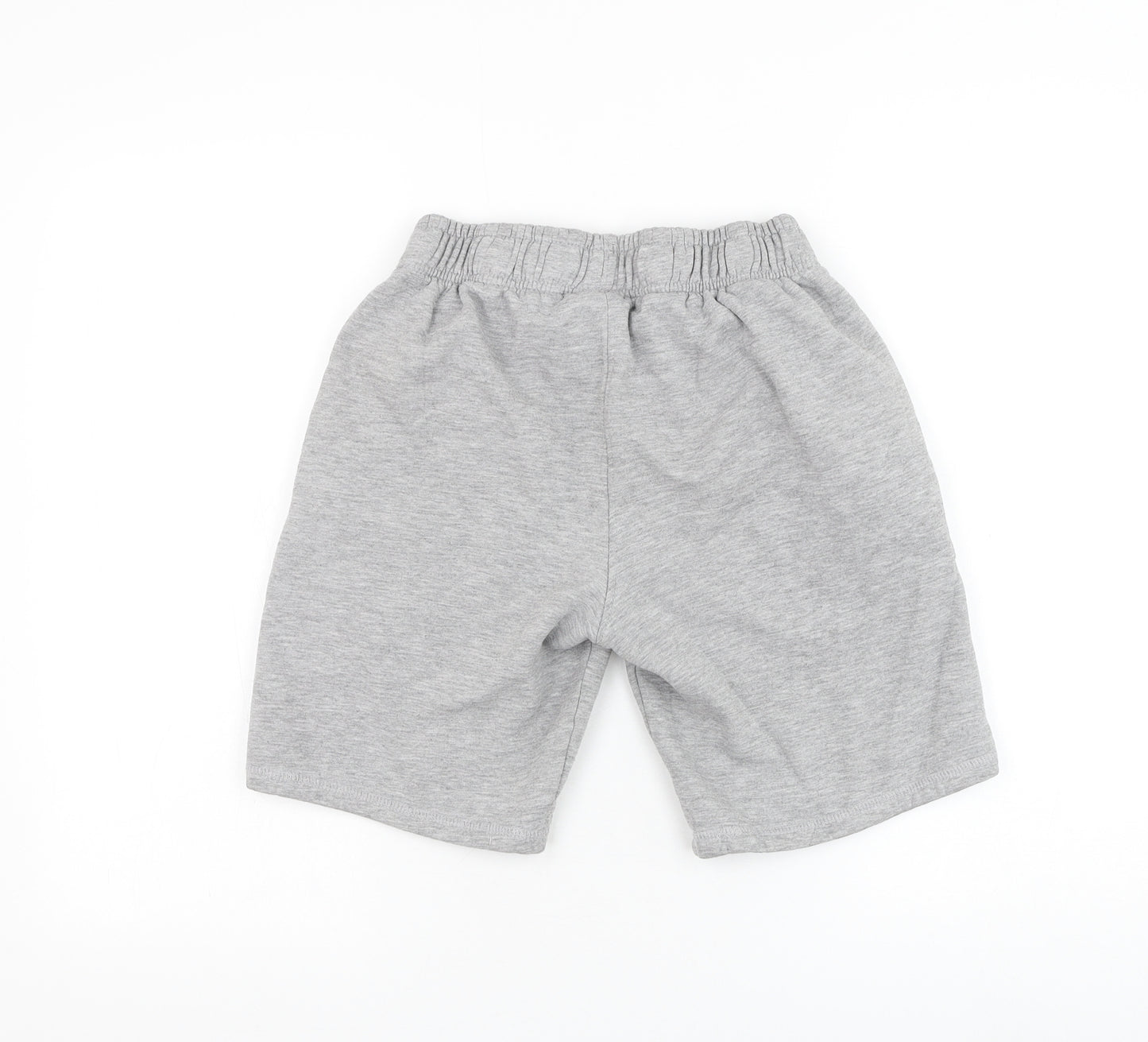 Umbro Mens Grey Cotton Sweat Shorts Size S L9 in Regular Drawstring