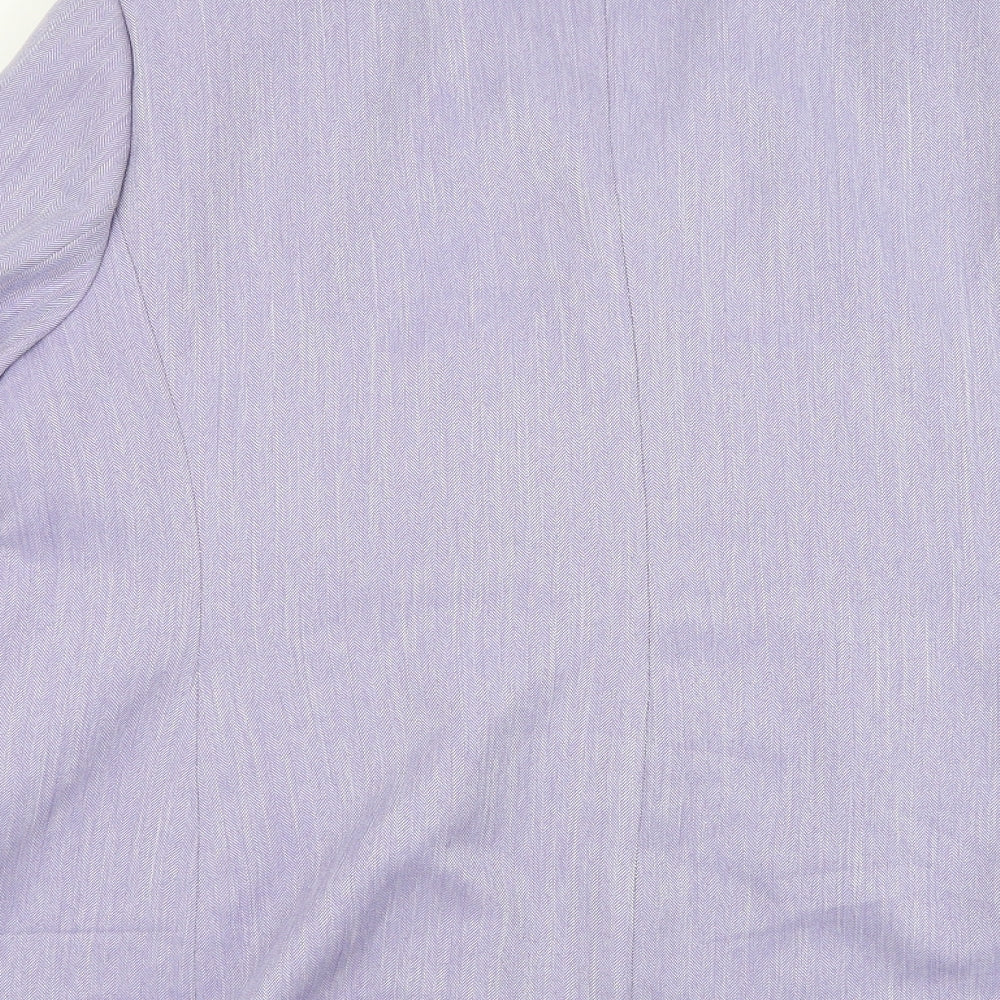Debenhams Womens Purple Jacket Blazer Size 20 Button