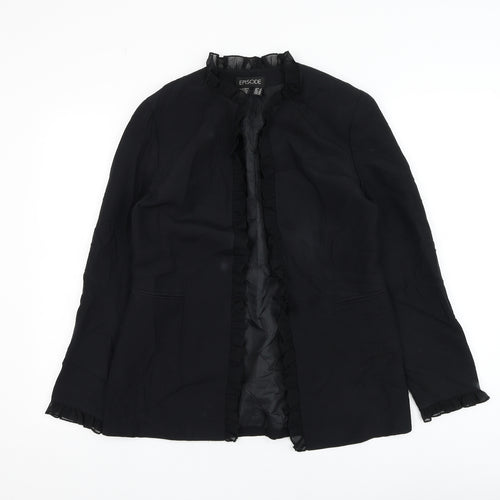 Episode Womens Black Jacket Blazer Size 6