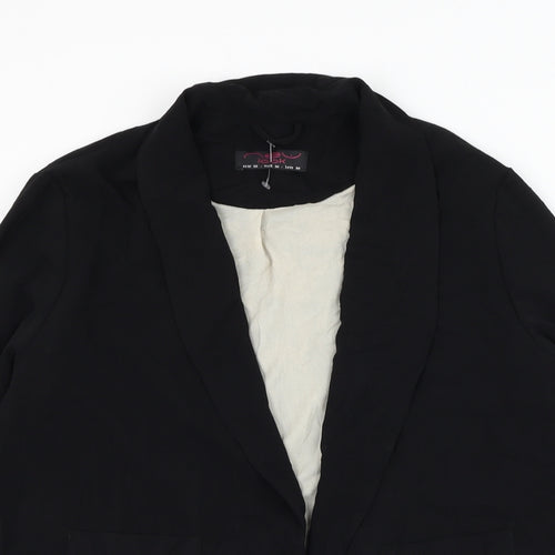 New Look Womens Black Jacket Blazer Size 14