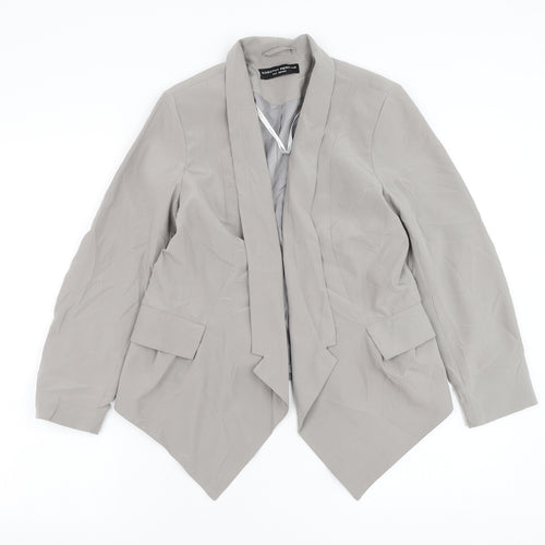 Dorothy Perkins Womens Grey Jacket Blazer Size 10