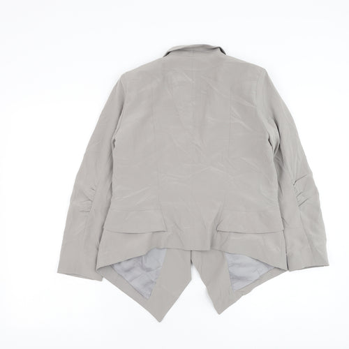 Dorothy Perkins Womens Grey Jacket Blazer Size 10