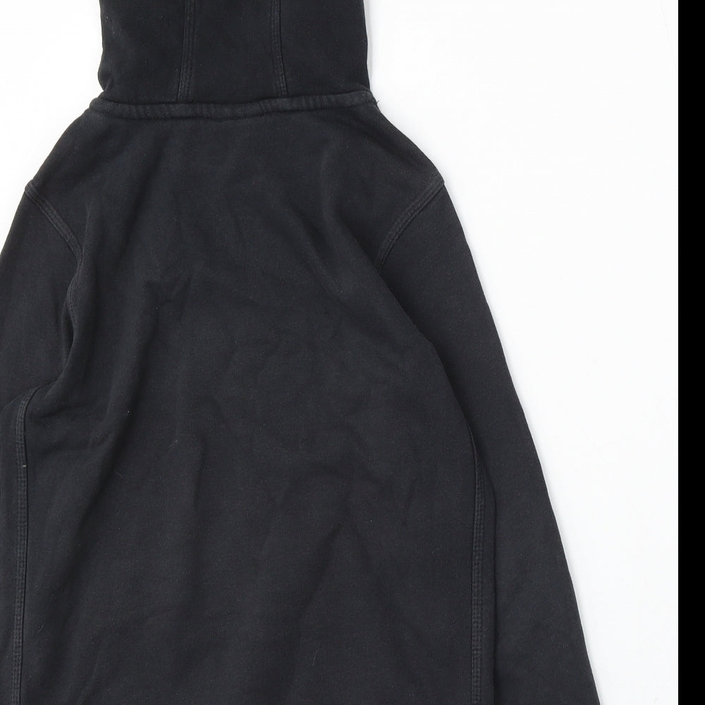 Nike Boys Black Cotton Pullover Hoodie Size 11-12 Years