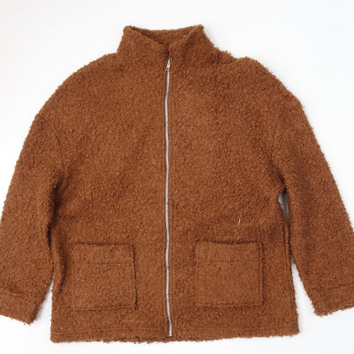 Pep&Co Womens Brown Jacket Size 16