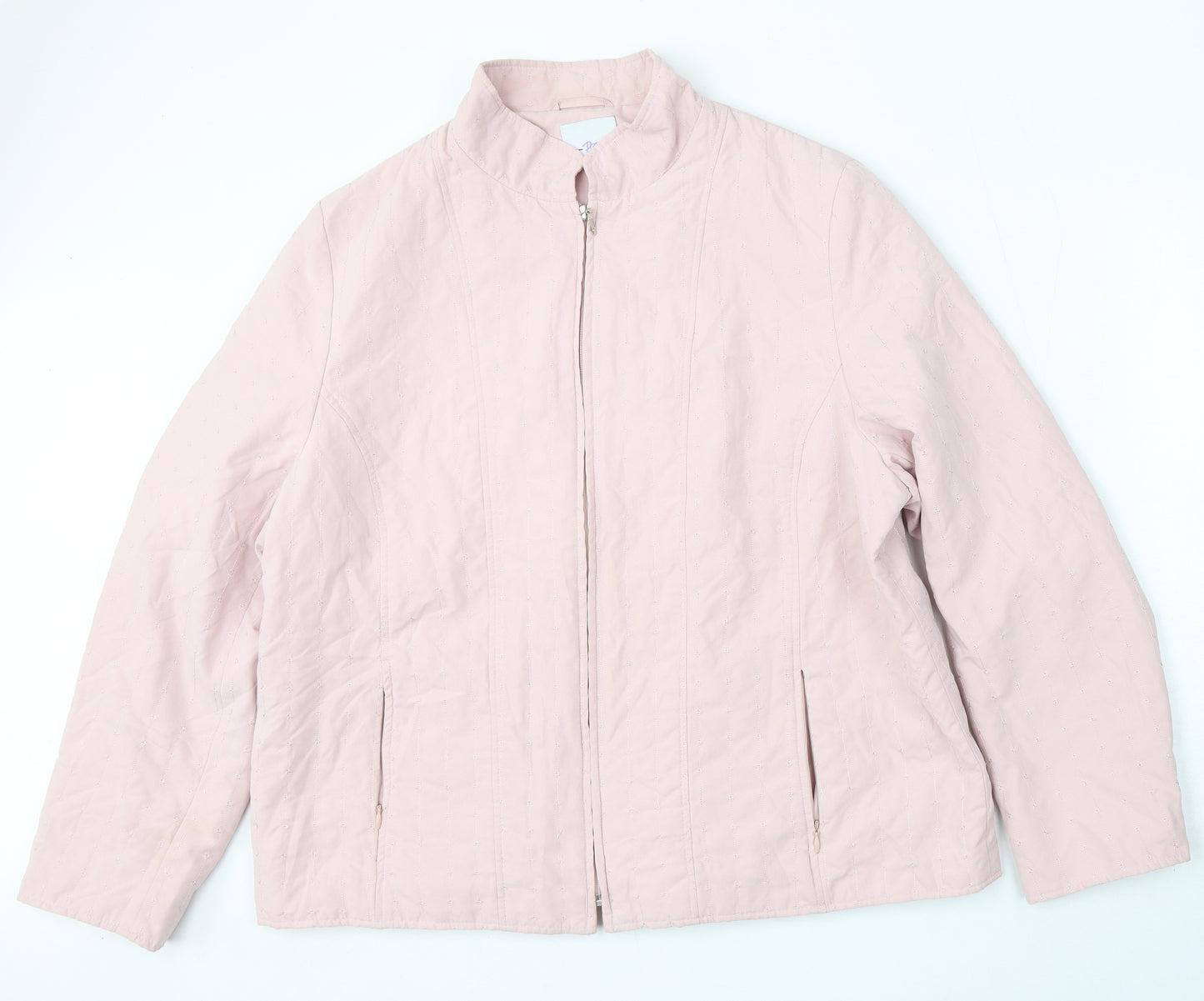 Papaya Womens Pink Jacket Coat Size 20