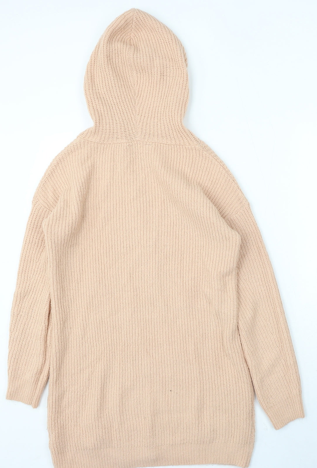 Select Womens Pink Acrylic Pullover Hoodie Size L