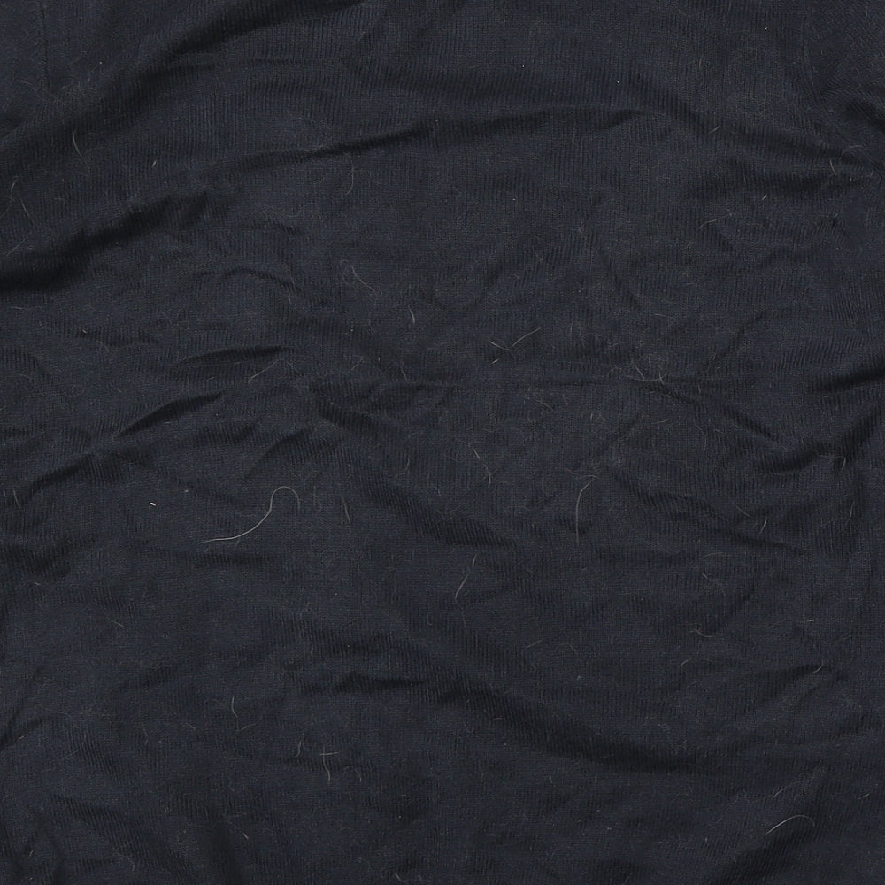 George Womens Blue Round Neck Geometric Acrylic Pullover Jumper Size 12 - Christmas