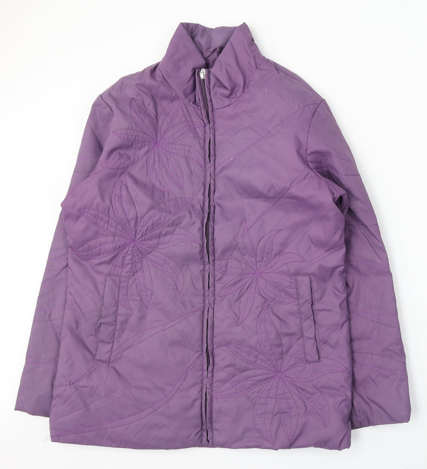 Northmoor Womens Purple Jacket Coat Size 12
