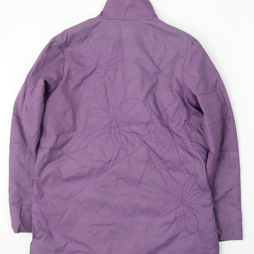 Northmoor Womens Purple Jacket Coat Size 12