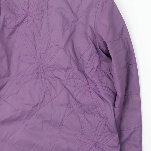 Northmoor Womens Purple Jacket Coat Size 12