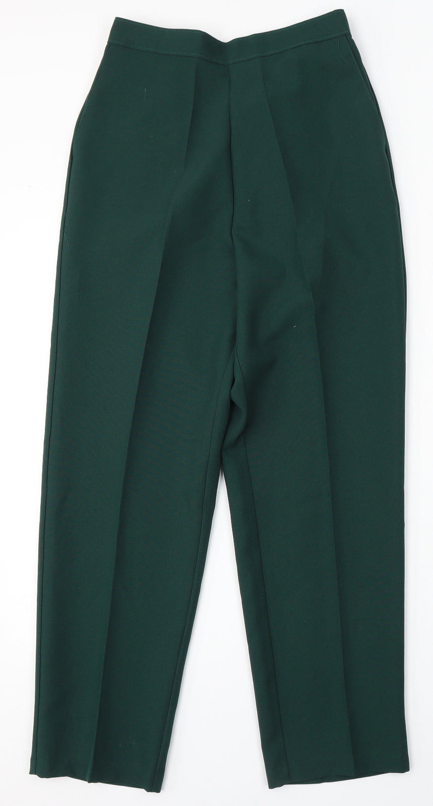 Saira of Manchester Womens Green Polyester Trousers Size 12 L28 in Regular