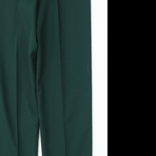Saira of Manchester Womens Green Polyester Trousers Size 12 L28 in Regular