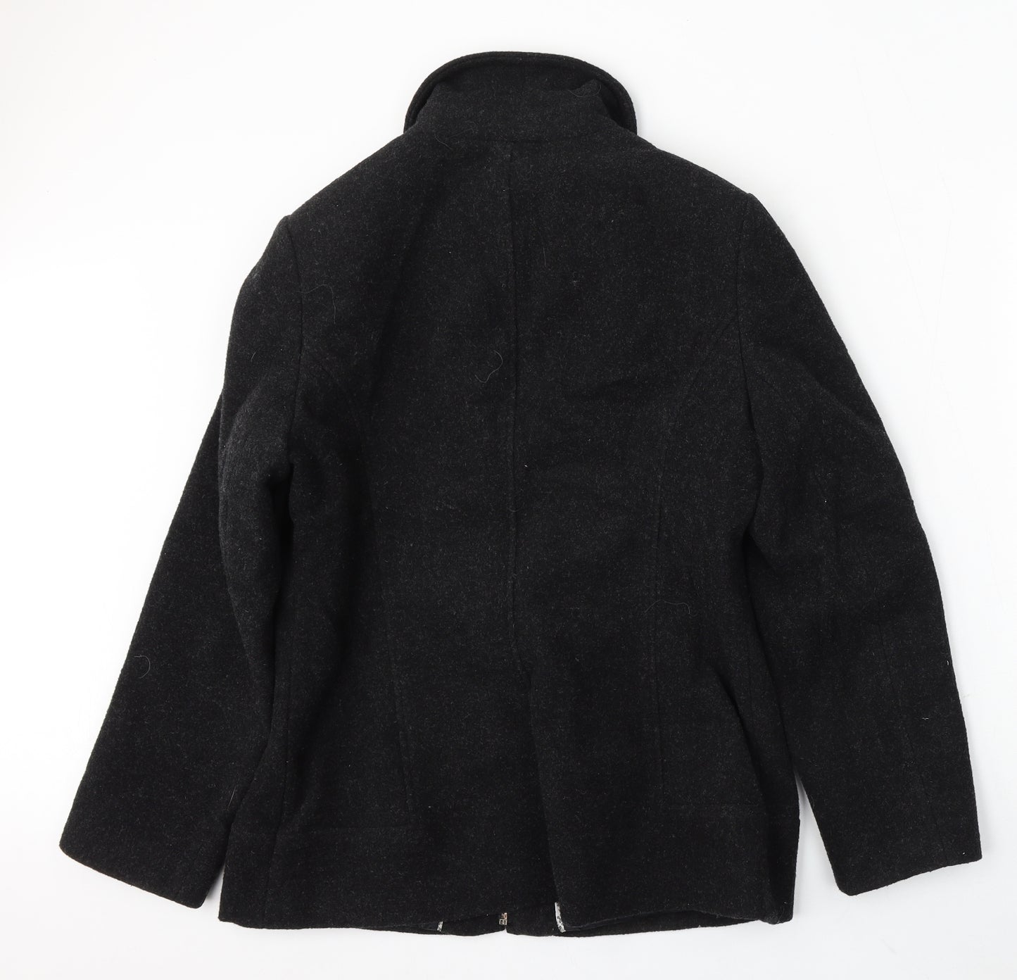 Klass Collection Womens Black Jacket Coat Size 14