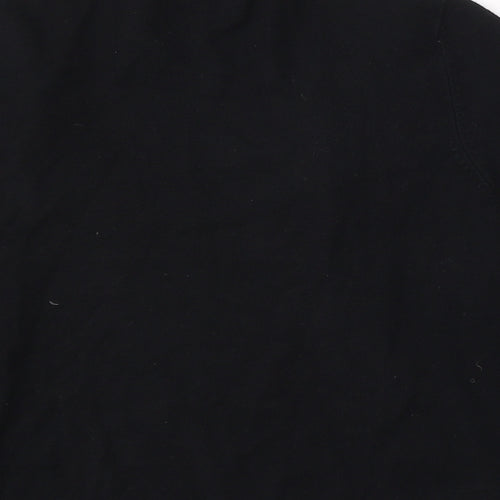 Debenhams Womens Black V-Neck Viscose Cardigan Jumper Size 8