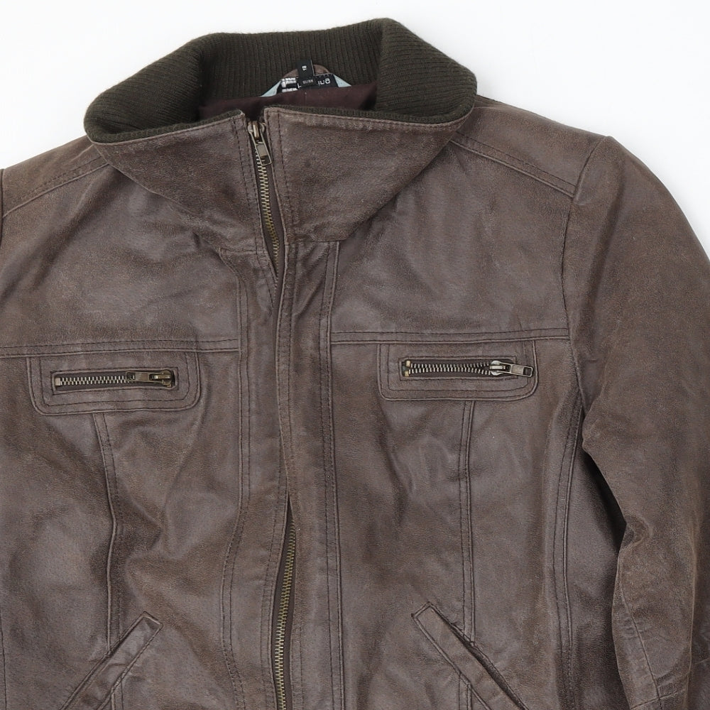Debenhams Womens Brown Jacket Coat Size 18
