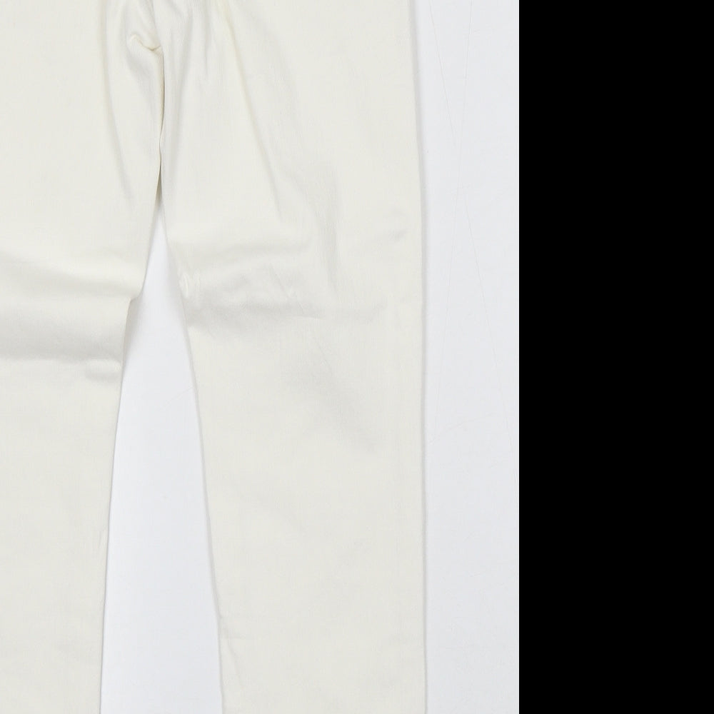 Gap Womens White Cotton Straight Jeans Size 26 L26 in Regular